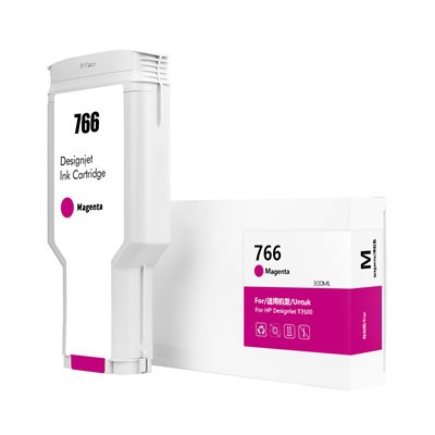 HP766F 300ML kompatibilní pigmentová inkoustová kazeta